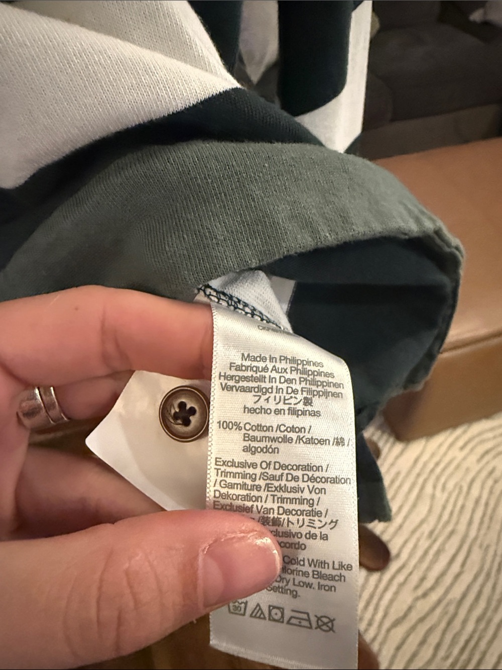 Madewell 100% Cotton Striped Rugby Pullover - Picture 4 of 4